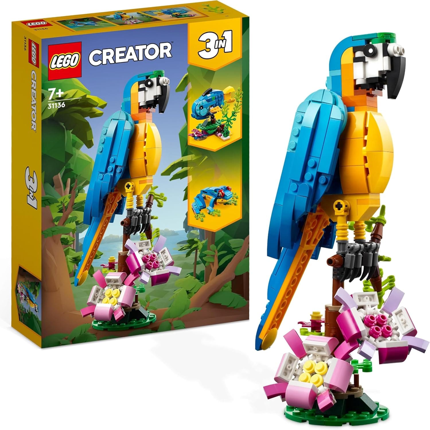 LEGO Creator 3 in 1 Papegaai